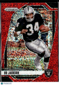 Bo Jackson 2024 Prizm Red Sparkle Prizm SSP SHORTPRINT Los Angeles Raiders