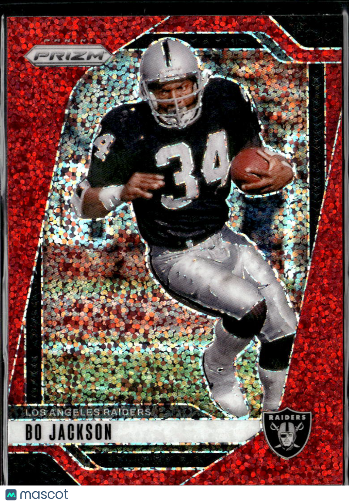 Bo Jackson 2024 Prizm Red Sparkle Prizm SSP SHORTPRINT Los Angeles Raiders