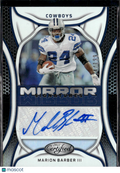 Marion Barber III 2022 Certified Auto Autograph 24/199 JERSEY NUMBER Cowboys