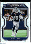 CeeDee Lamb 2020 Prizm Silver Prizm Rookie RC #334 Dallas Cowboys