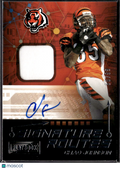 Chad Johnson 2021 Playbook Auto Autograph Patch 60/99 Cincinnati Bengals