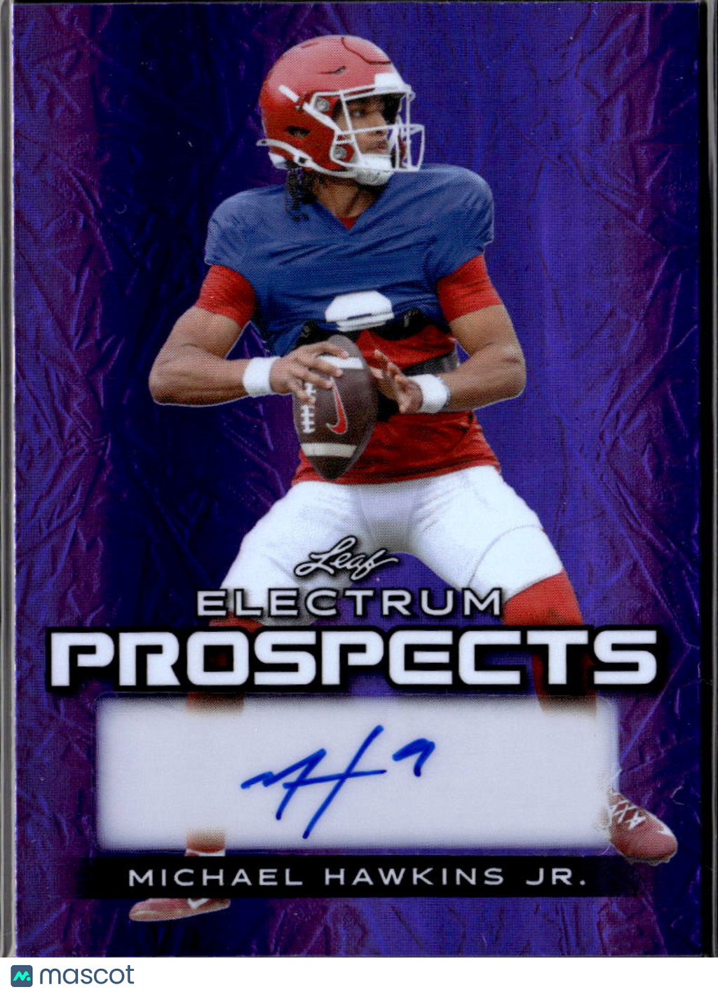 Michael Hawkins Jr. 2024 Leaf Electrum Auto Autograph 11/15 Oklahoma Sooners