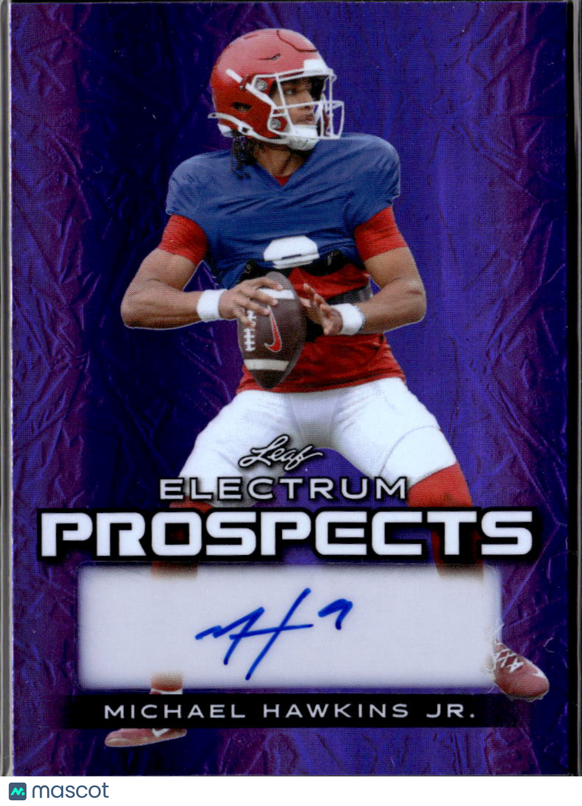 Michael Hawkins Jr. 2024 Leaf Electrum Auto Autograph 11/15 Oklahoma Sooners