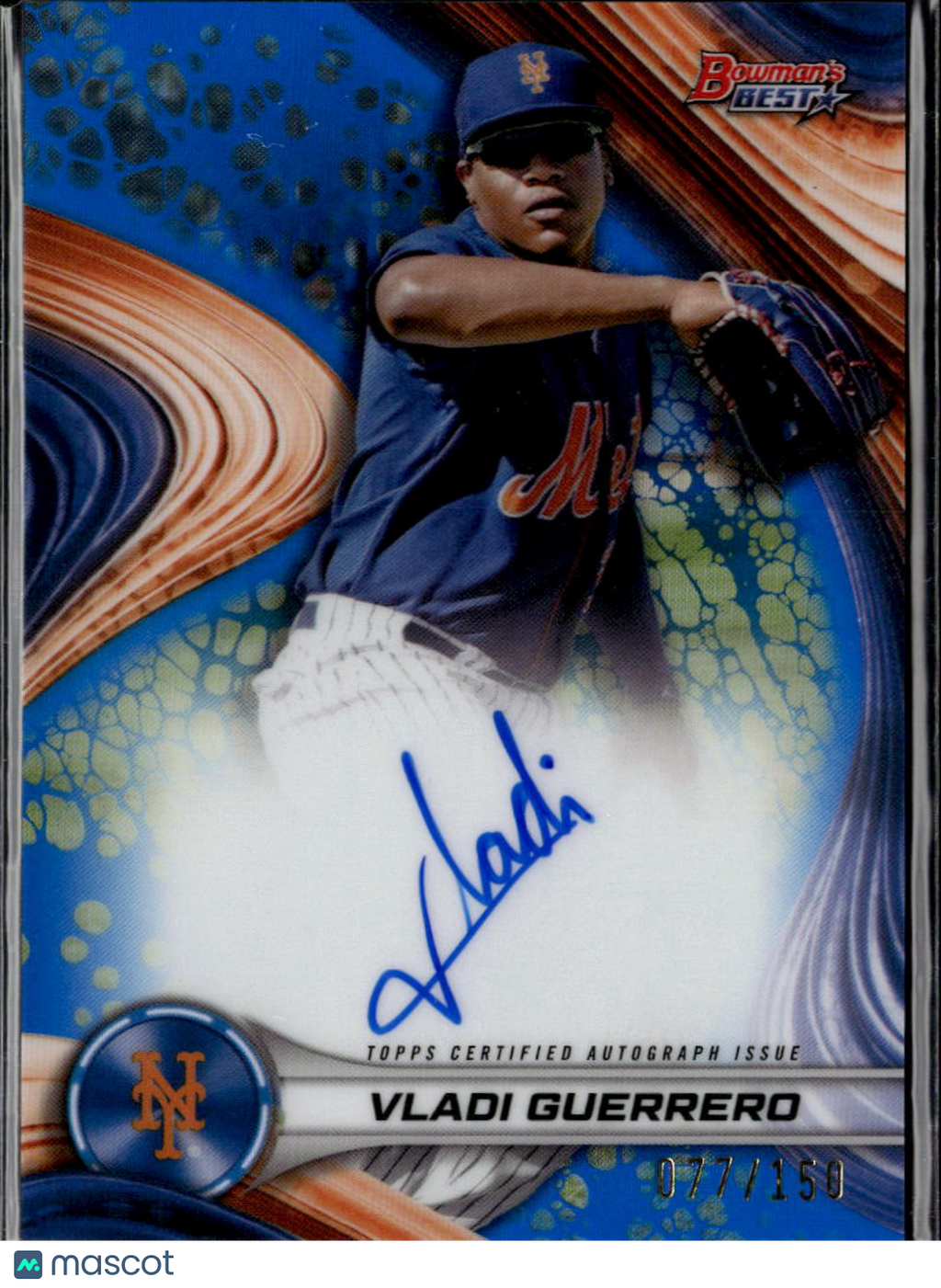 Vladi Guerrero 2024 Bowman's Best Auto /150 New York Mets
