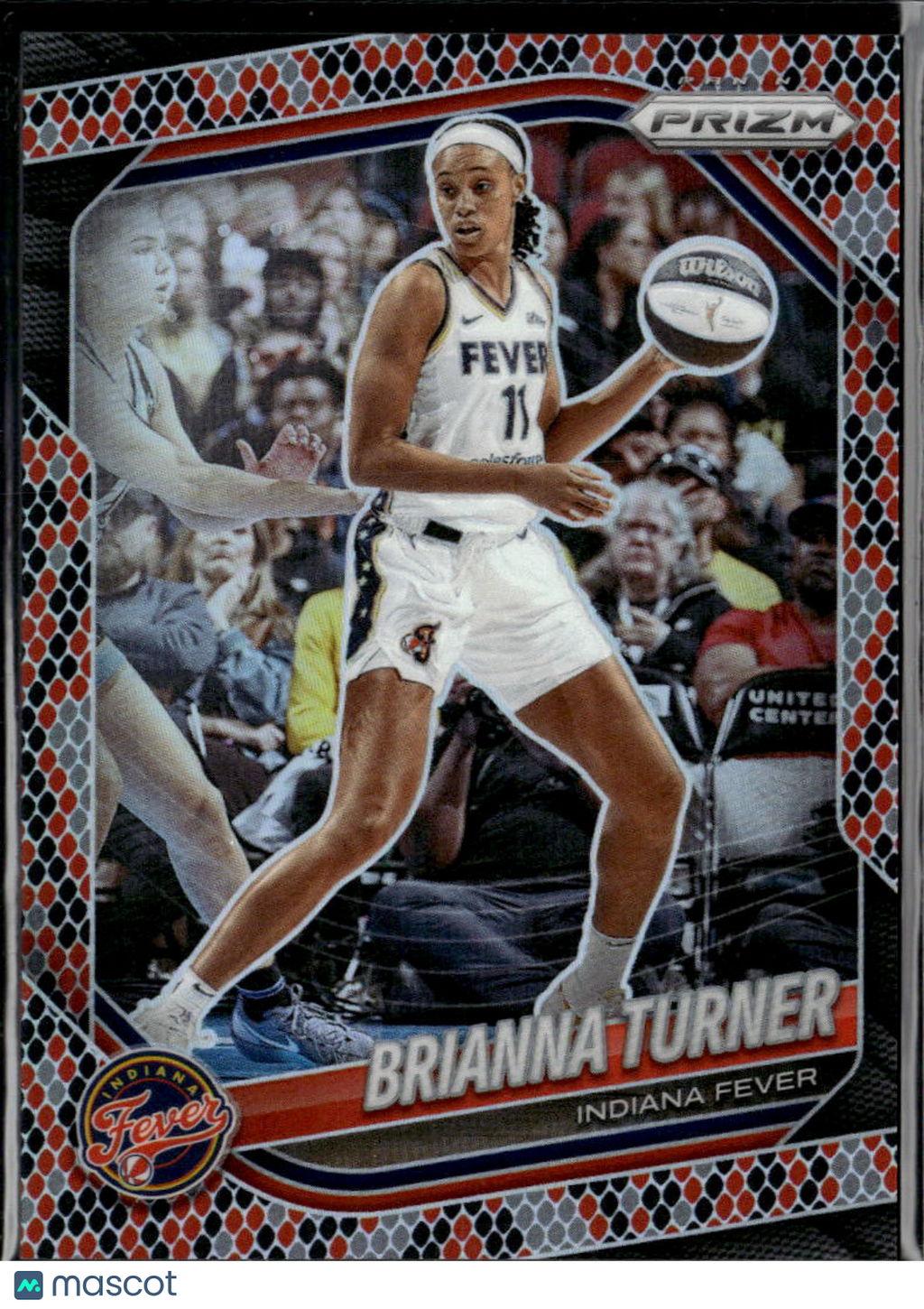 Brianna Turner 2025 Prizm Snakeskin Prizm SSP #105 ndiana Fever
