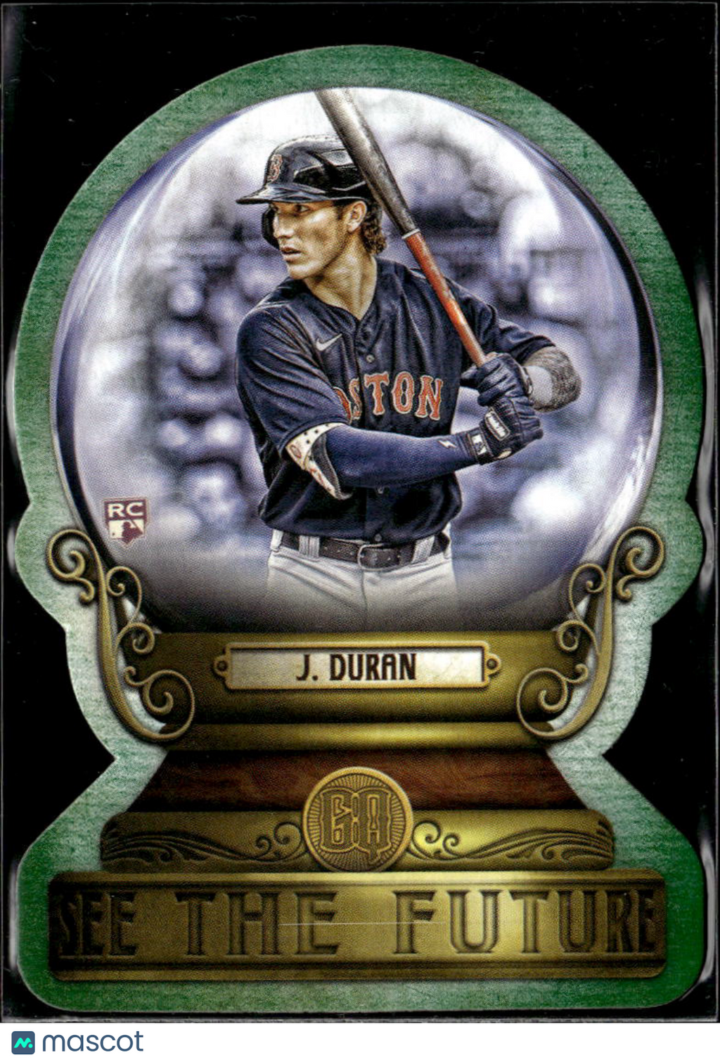 Jarren Duran 2022 Topps Gypsy Queen See The Future RC 33/99 Boston Red Sox