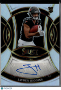 Jayden Higgins 2025 Select Auto Autograph Rookie RC Houston Texans