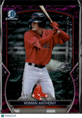 Roman Anthony 2023 Bowman Chrome Fuchsia Lunar Refractor 150/199 Boston Red Sox