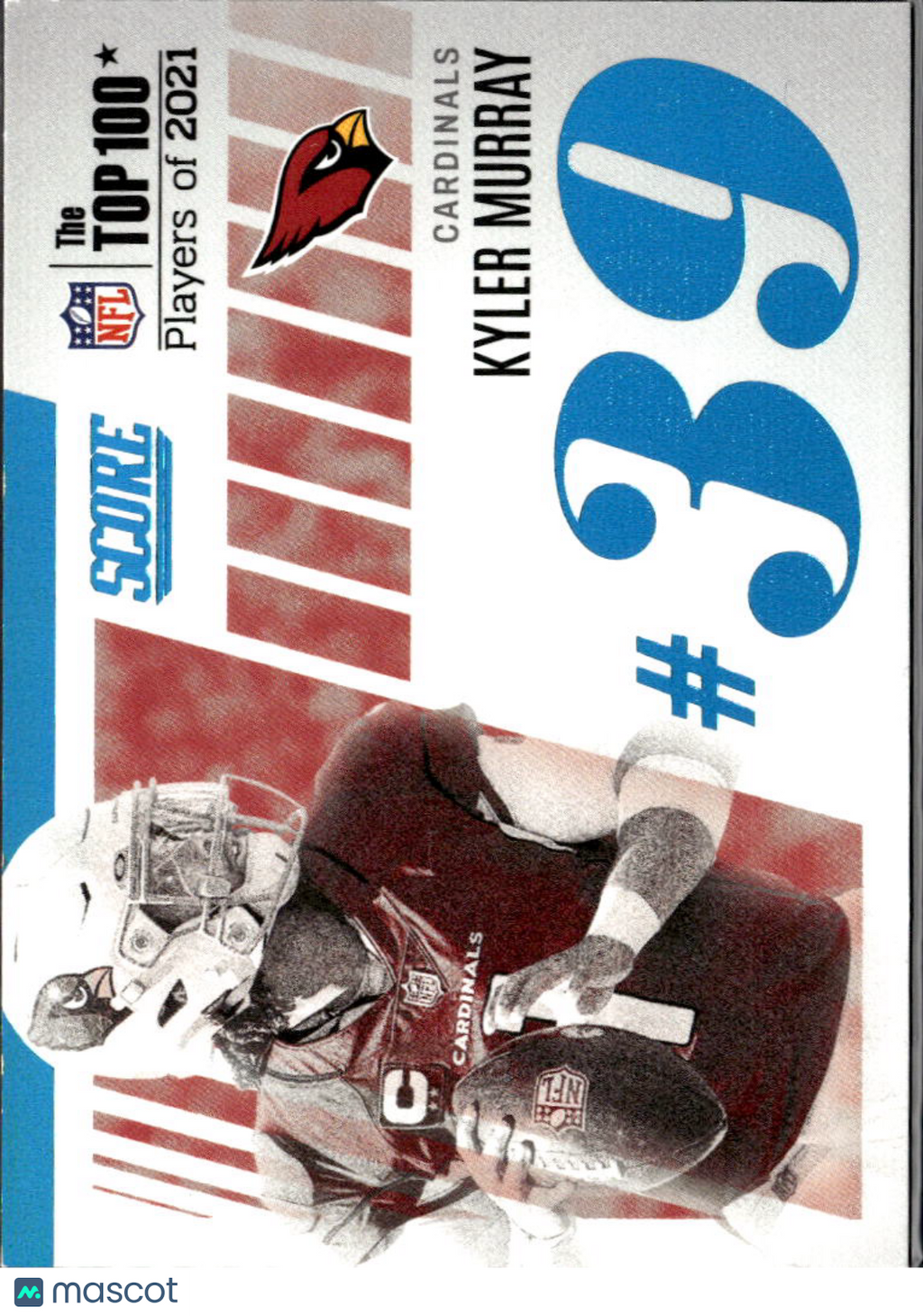 Kyler Murray 2022 Score The Top 100 Players 2021 SSP CASE HIT Arizona Cardinals