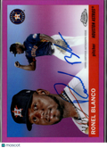 Ronel Blanco 2025 Topps Chrome Platinum Auto Autograph Pink 11/15 Houston Astros