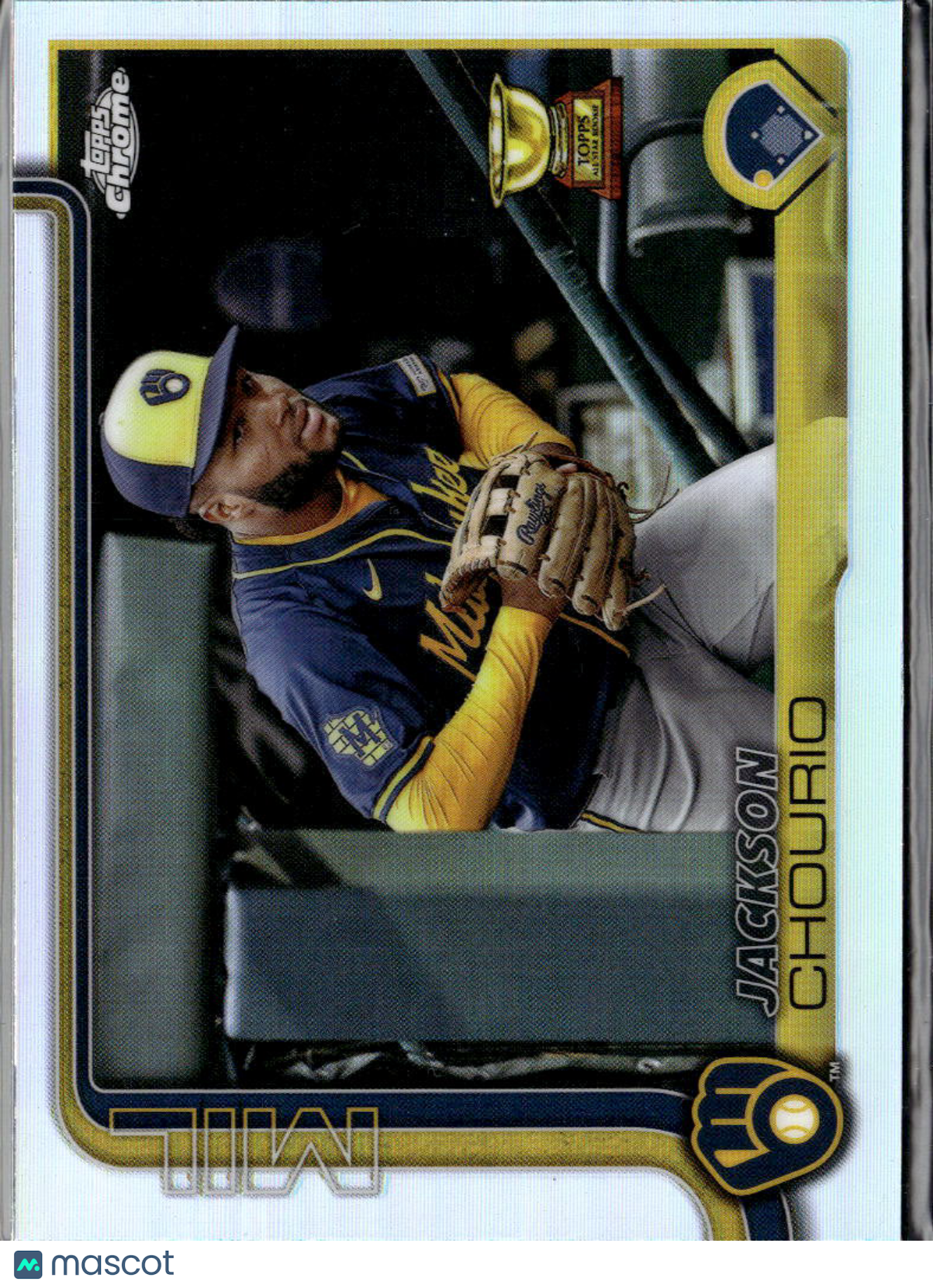 Jackson Chourio 2025 Topps Chrome Image Variation SSP Milwaukee Brewers