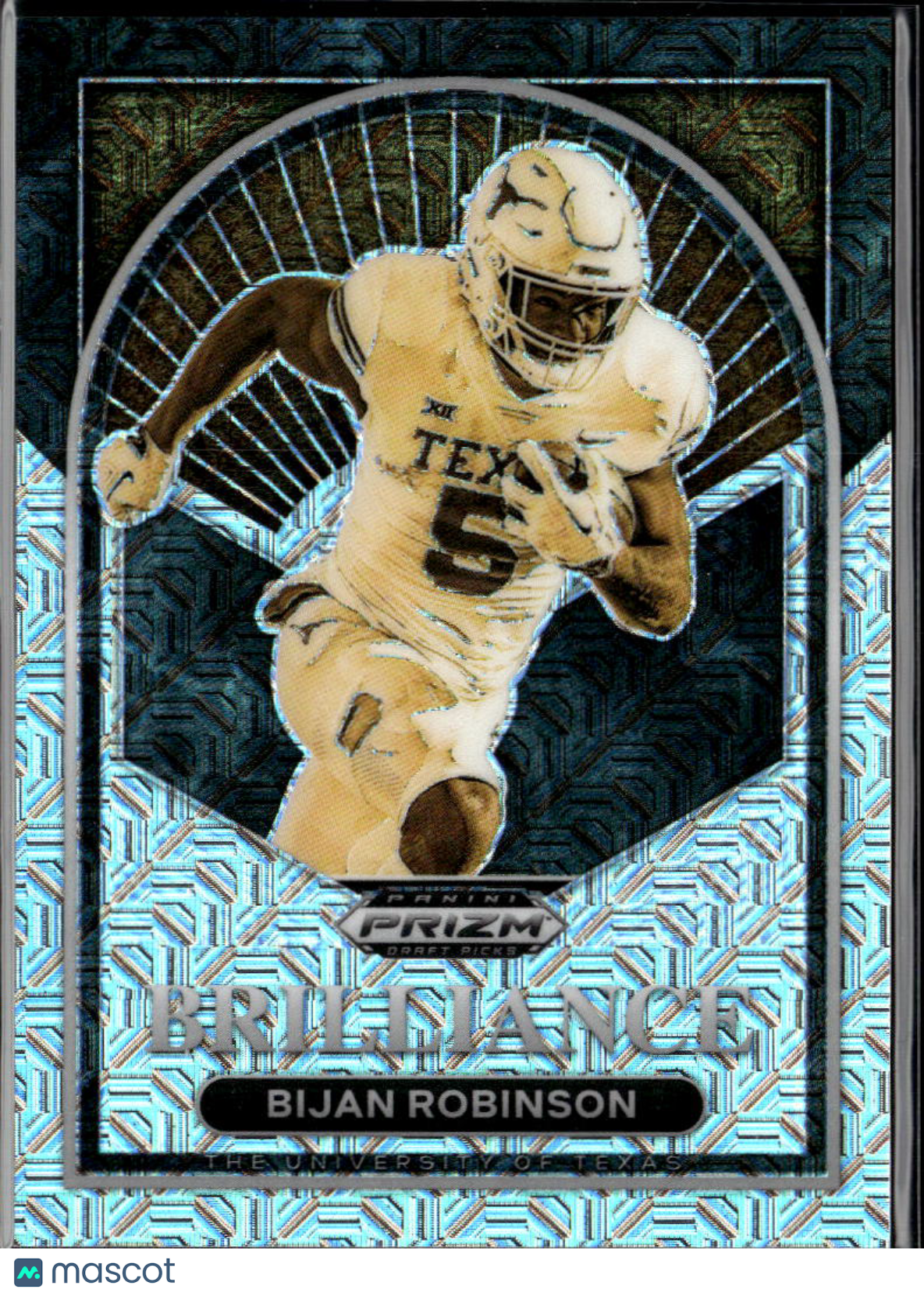 Bijan Robinson 2023 Prizm Draft Brilliance Mojo RC 2/25 Texas Longhorns