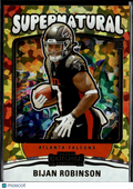 Bijan Robinson 2023 Contenders Supernatural Cracked Ice Rookie 2/25 Falcons