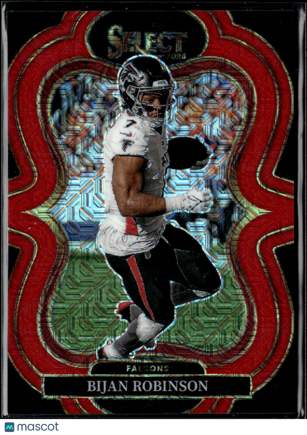 Bijan Robinson 2025 Select Prizm Suite Level Red 20/49 Atlanta Falcons