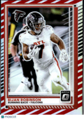 Bijan Robinson 2025 Optic Red White Freedom Prizm SSP Atlanta Falcons
