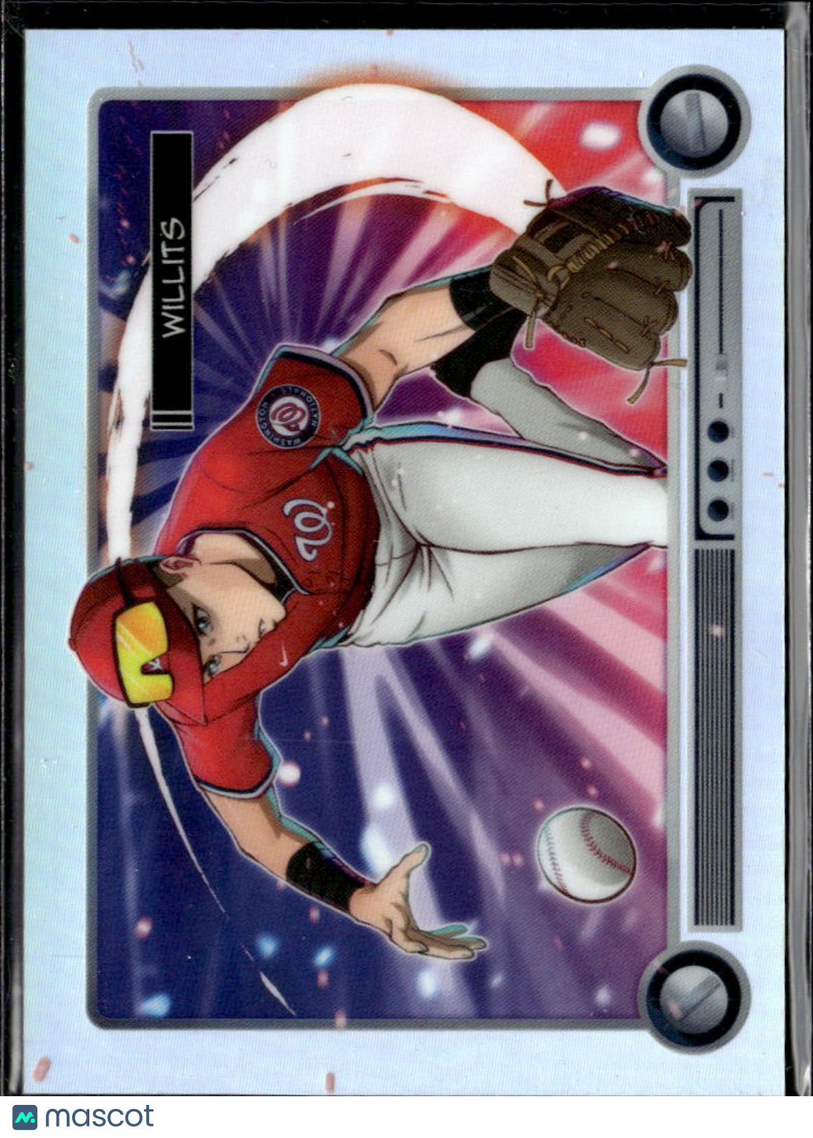 Eli Willits 2026 Bowman Chrome Anime SSP CASE HIT Washington Nationals