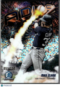 Max Clark 2025 Bowman Chrome Adios Diamond Refractor 51/150 Detroit Tigers