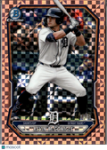 Kevin McGonigle 2026 Bowman Chrome Rose Gold Refractor 15/15 Detroit Tigers
