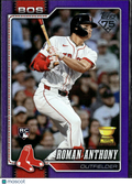 Roman Anthony 2026 Topps Purple Rookie RC 157/250 Boston Red Sox