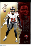 Benjamin Morrison 2025 Topps Signature Class GOLD RC 25/35 Tampa Bay Buccaneers