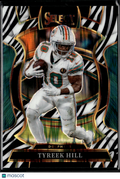 Tyreek Hill 2025 Select Zebra Prizm SSP SHORTPRINT Miami Dolphins