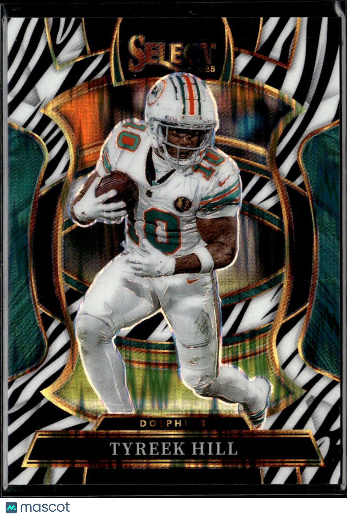 Tyreek Hill 2025 Select Zebra Prizm SSP SHORTPRINT Miami Dolphins