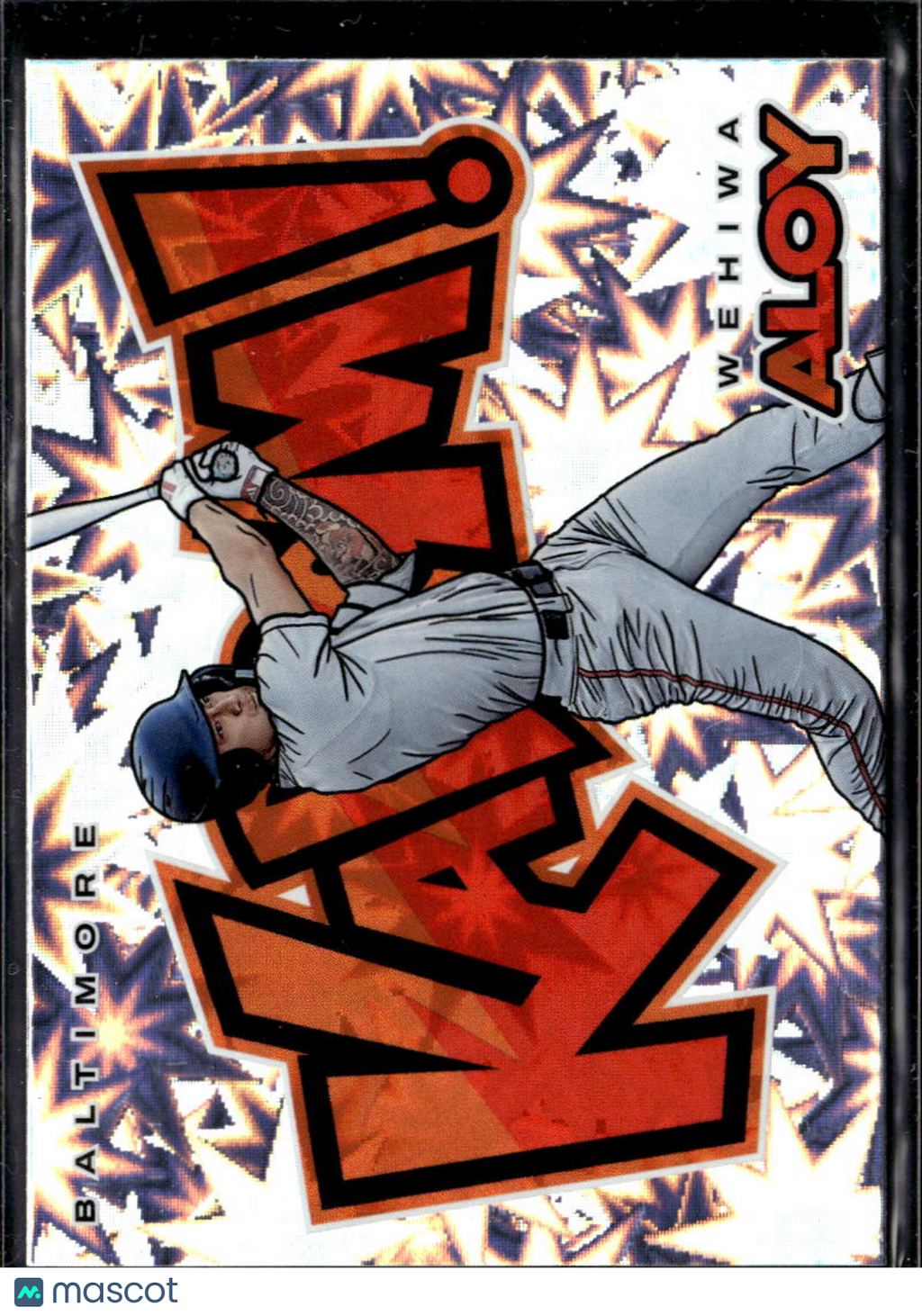 Wehiwa Aloy 2025 Prospect Edition KABOOM! SSP CASE HIT Baltimore Orioles