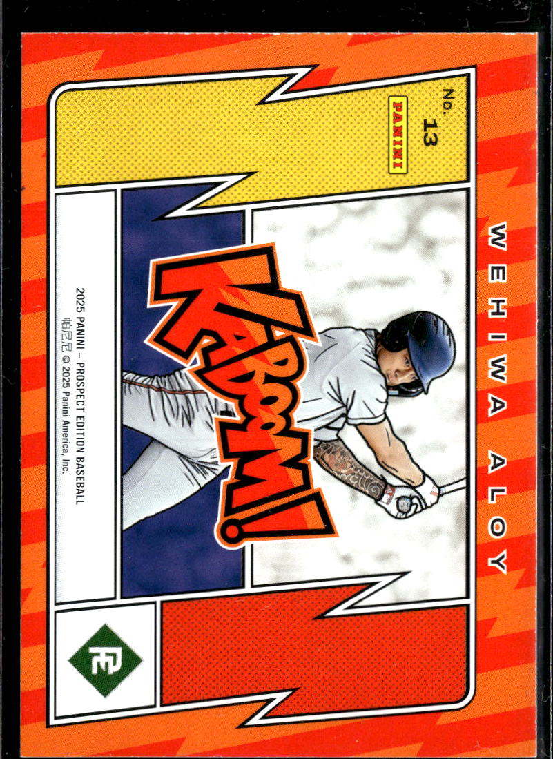 Wehiwa Aloy 2025 Prospect Edition KABOOM! SSP CASE HIT Baltimore Orioles