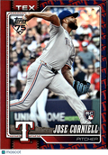 Jose Corniell 2026 Topps Team Logo SSP Rookie RC Texas Rangers