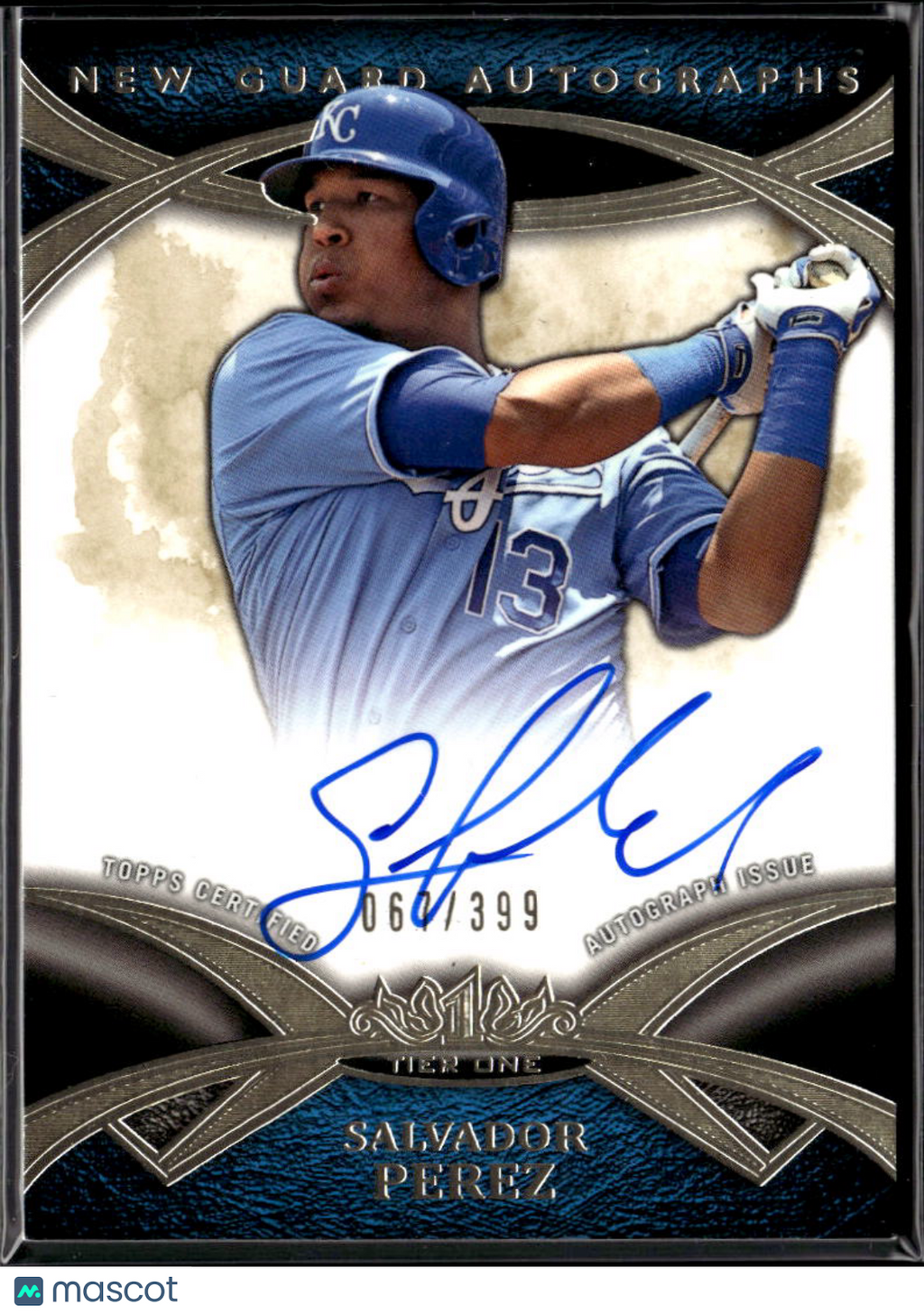 Salvador Perez 2014 Tier One Auto Autograph 67/399 Kansas City Royals