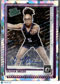 Olivia Miles 2025 Optic Rated Rookie Auto Autograph RC 1/25 Notre Dame Lynx