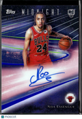 Noa Essengue 2025 Topps Midnight Auto Autograph RC 2/3 Chicago Bulls