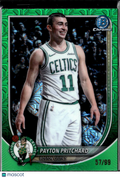 Payton Pritchard 2025 Bowman Chrome Green Mega Box Refractor 57/99 Celtics