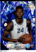 Brandon Miller 2024 Topps Chrome Sapphire Selections SSP RC Blue Hornets