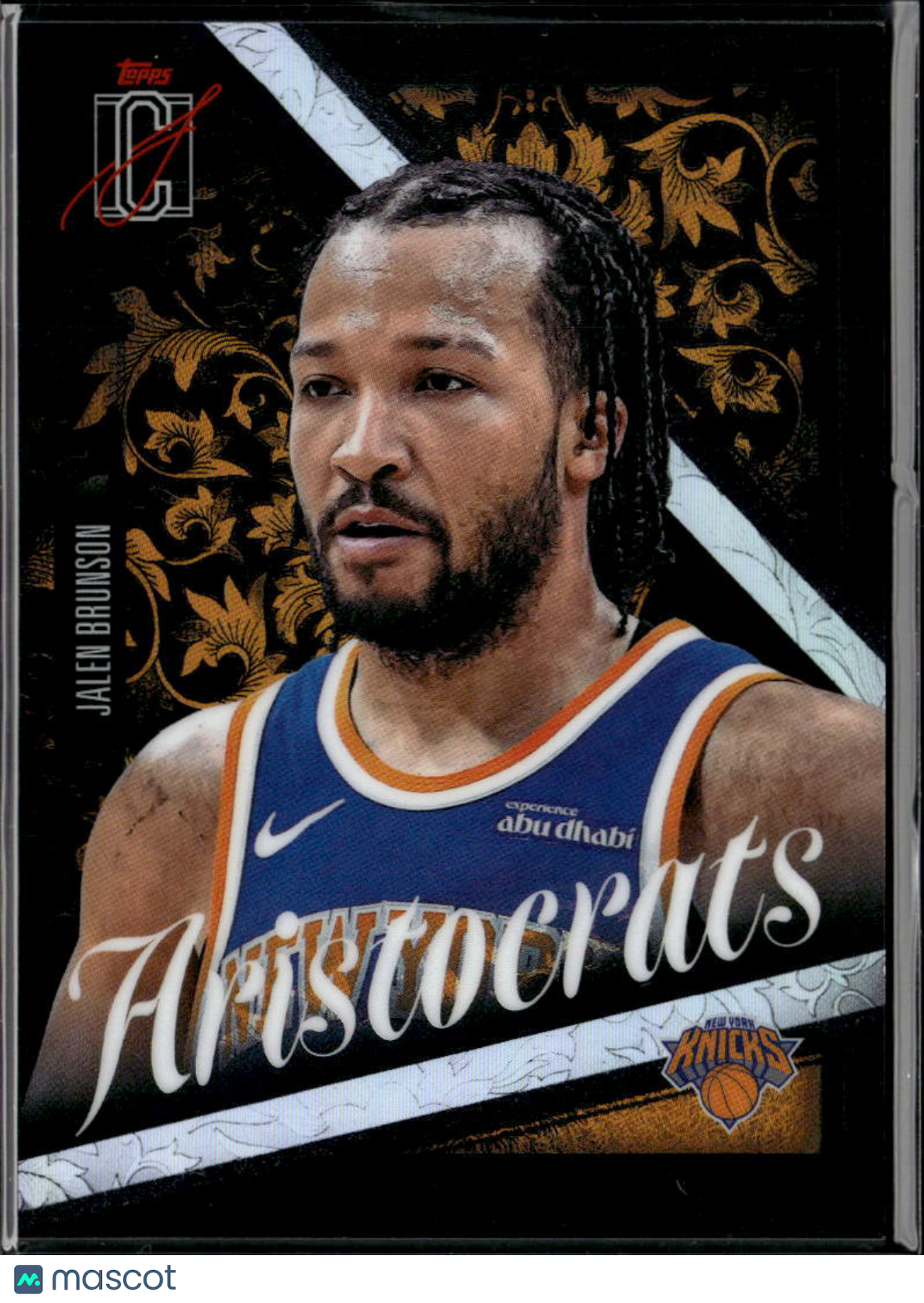 Jalen Brunson 2026 Topps Chrome Aristocrats CASE HIT New York Knicks
