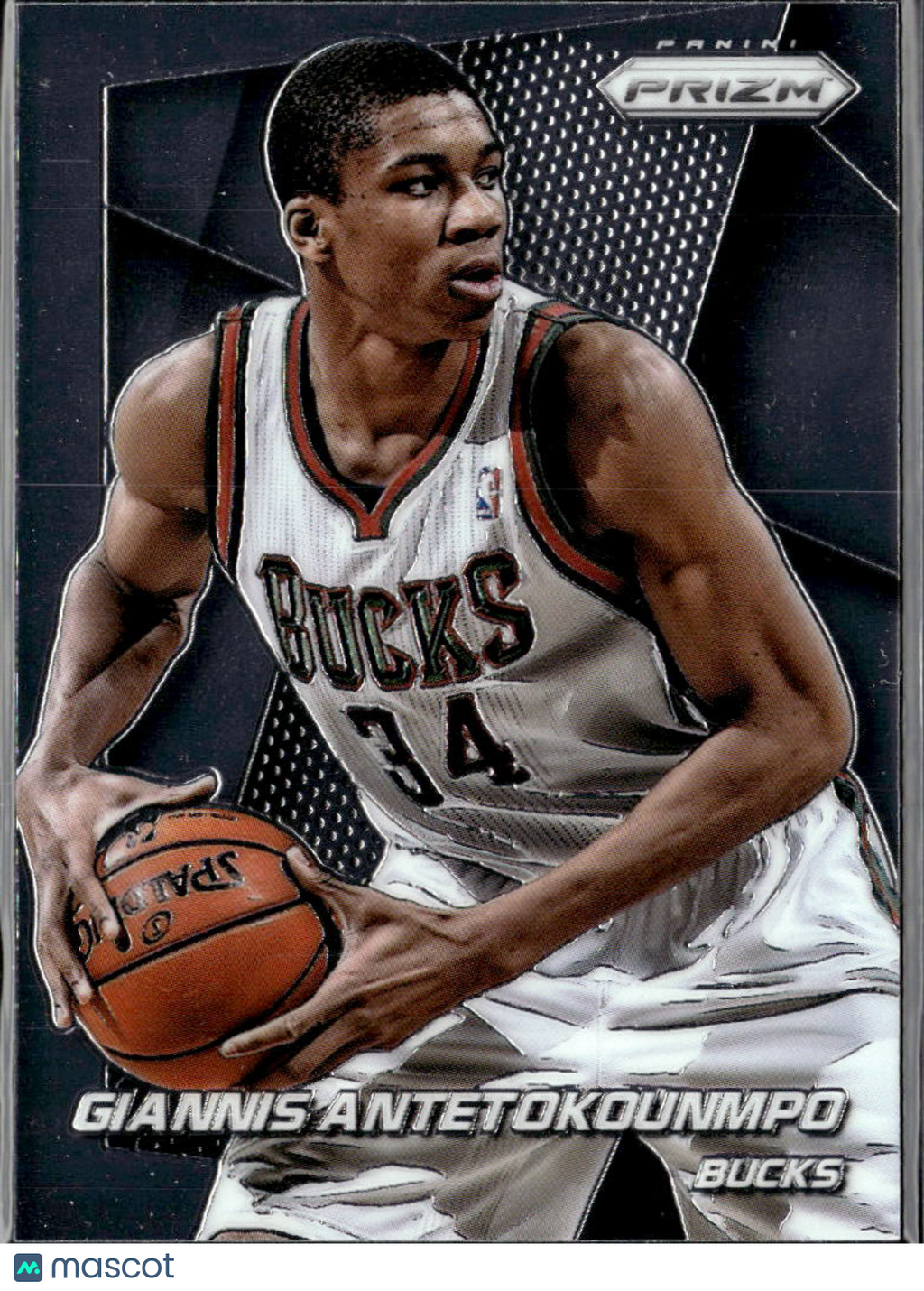 Giannis Antetokounmpo 2014-15 Prizm 2nd Year Card #73 Milwaukee Bucks