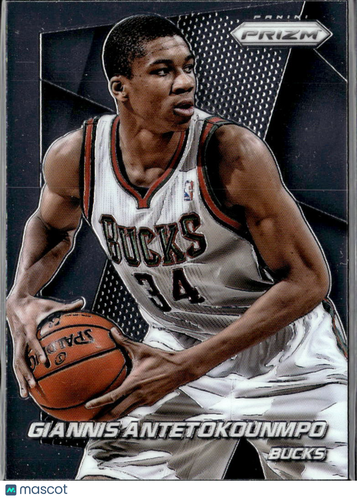 Giannis Antetokounmpo 2014-15 Prizm 2nd Year Card #73 Milwaukee Bucks