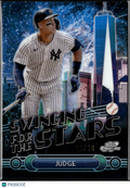 Aaron Judge 2025 Topps Chrome Cosmic Swinging for the Stars Black 2/10 Yankees