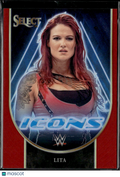 Lita 2024 Panini Select WWE Prizm Icons Red WWE