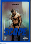 Gunther 2026 Topps Chrome WWE Scope Blue Refractor 36/150 Raw