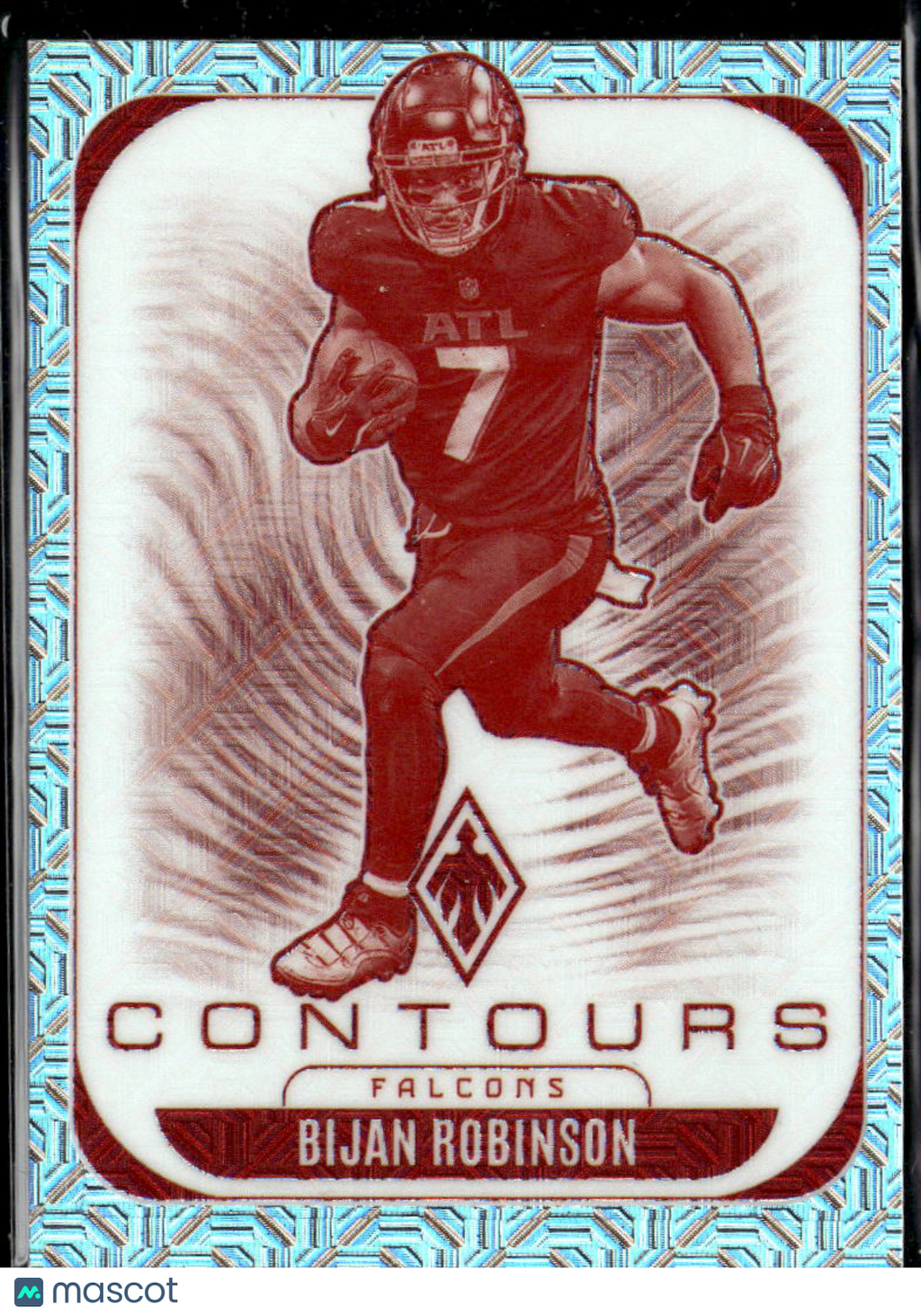 Bijan Robinson 2025 Phoenix Contours Mojo Prizm 52/75 Atlanta Falcons