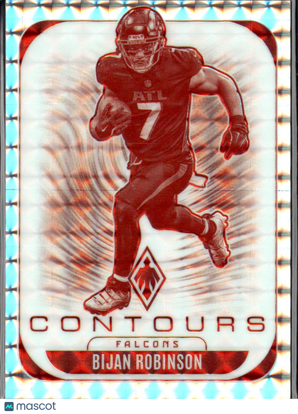 Bijan Robinson 2025 Phoenix Contours Geometric Prizm 4/299 Atlanta Falcons