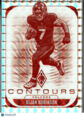 Bijan Robinson 2025 Phoenix Contours Geometric Prizm 4/299 Atlanta Falcons