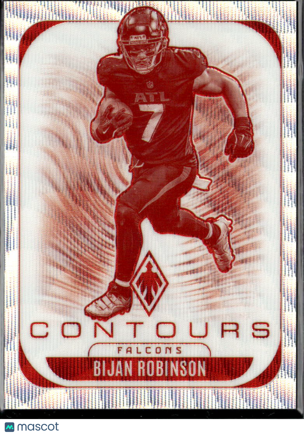 Bijan Robinson 2025 Phoenix Contours Wave Prizm 239/299 Atlanta Falcons