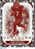 Bijan Robinson 2025 Phoenix Contours Snowflake Prizm 109/199 Atlanta Falcons