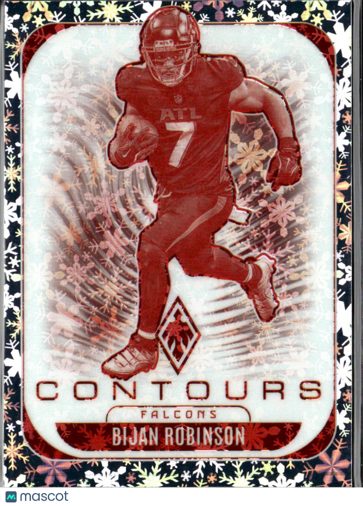 Bijan Robinson 2025 Phoenix Contours Snowflake Prizm 109/199 Atlanta Falcons