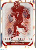 Bijan Robinson 2025 Phoenix Contours Raywave Prizm 193/199 Atlanta Falcons