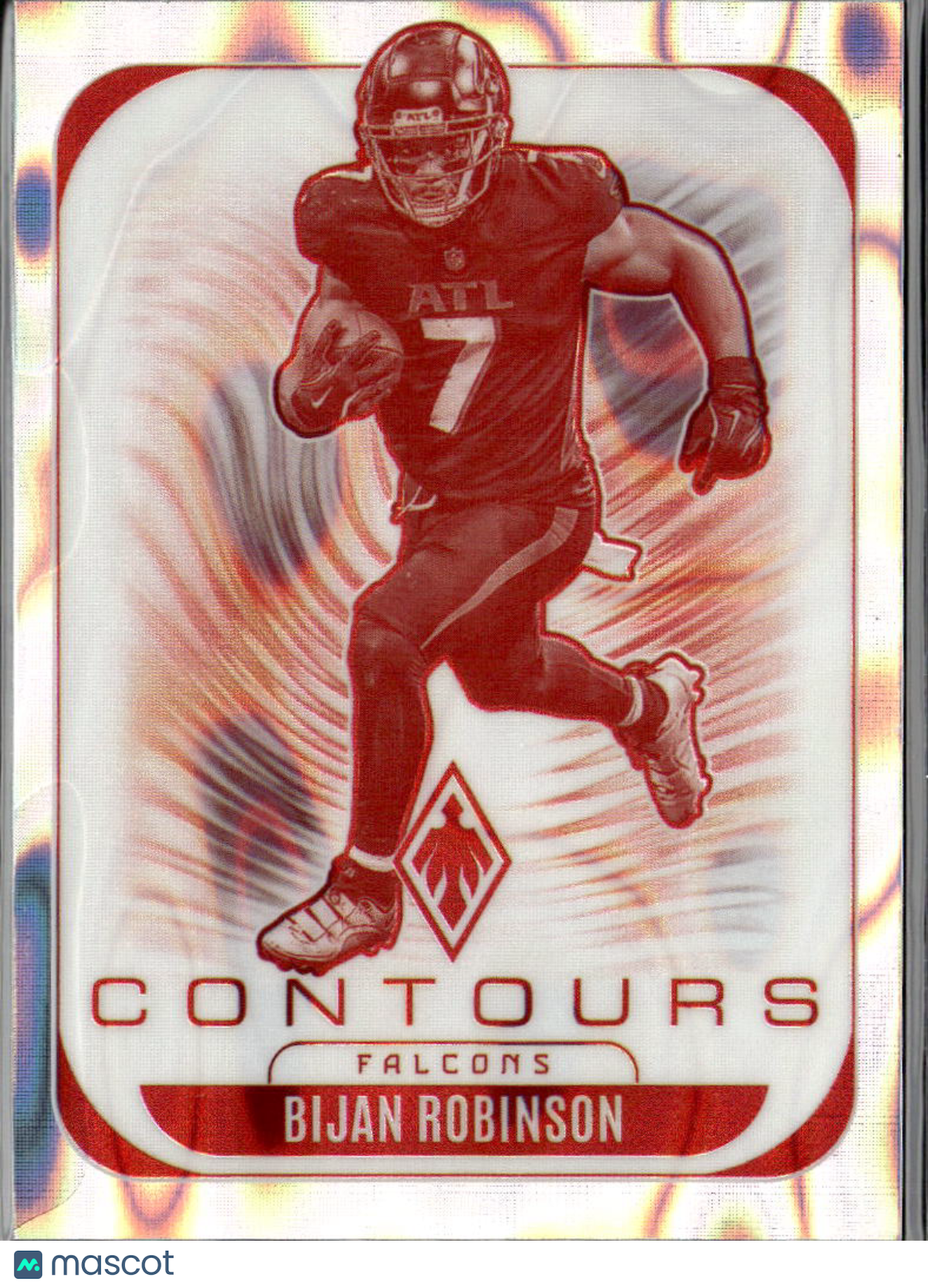 Bijan Robinson 2025 Phoenix Contours Raywave Prizm 193/199 Atlanta Falcons