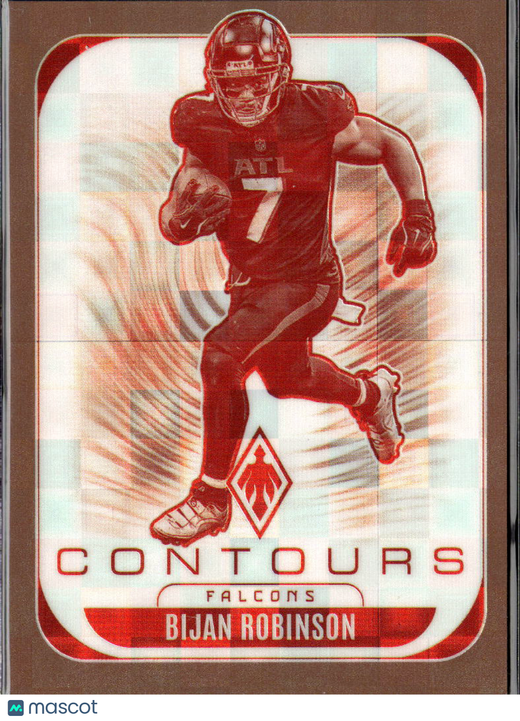 Bijan Robinson 2025 Phoenix Contours Copper Pandora Prizm 20/125 Atlanta Falcons