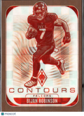 Bijan Robinson 2025 Phoenix Contours Copper Pandora Prizm 20/125 Atlanta Falcons